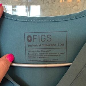 Figs Ocean Blue Scrub Set